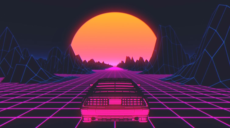 The Visual Styles of the Synthwave and Vaporwave Video