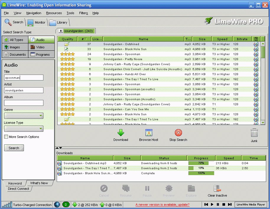 Limewire Download Finally Finished